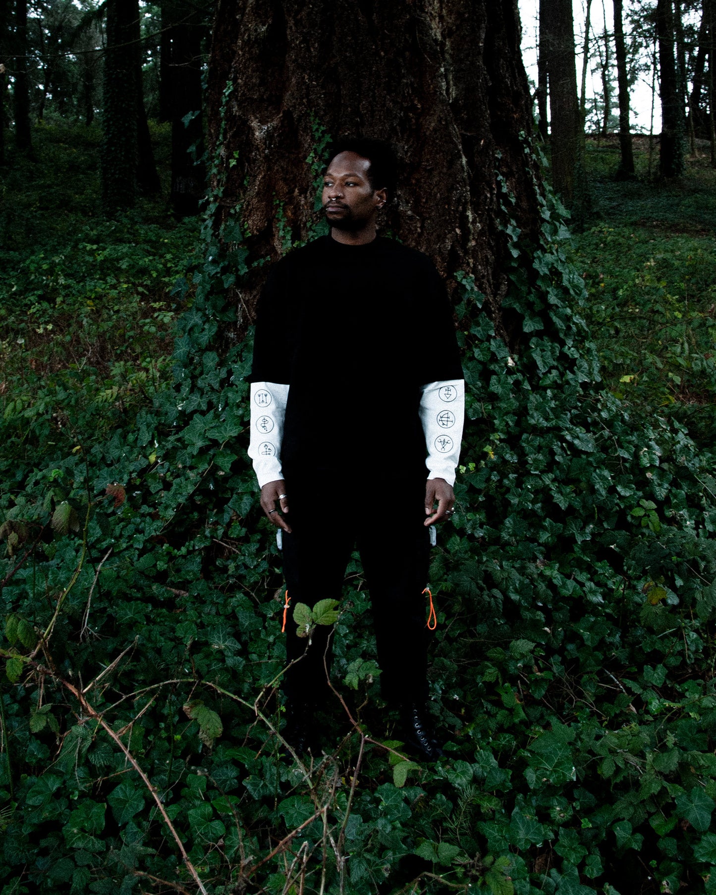 Black Heart Layered Long Sleeve